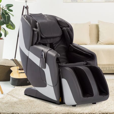 Sana Massage Chair in Gray - in room shot