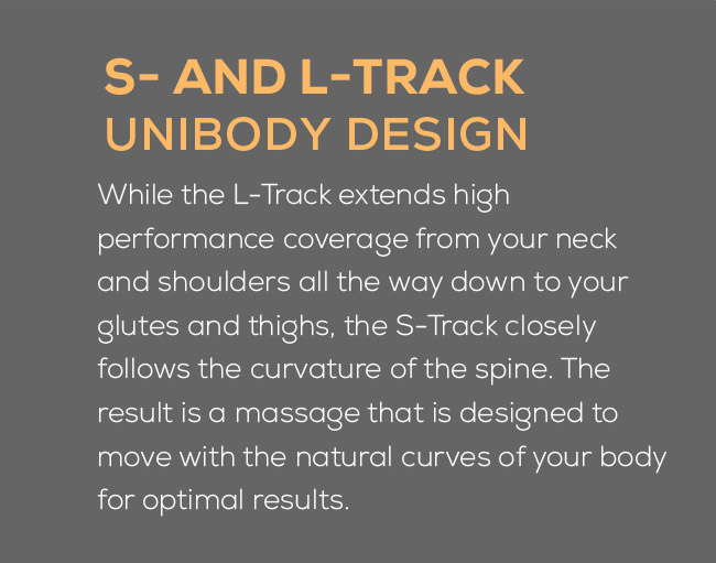 S- and L-track unibody design text